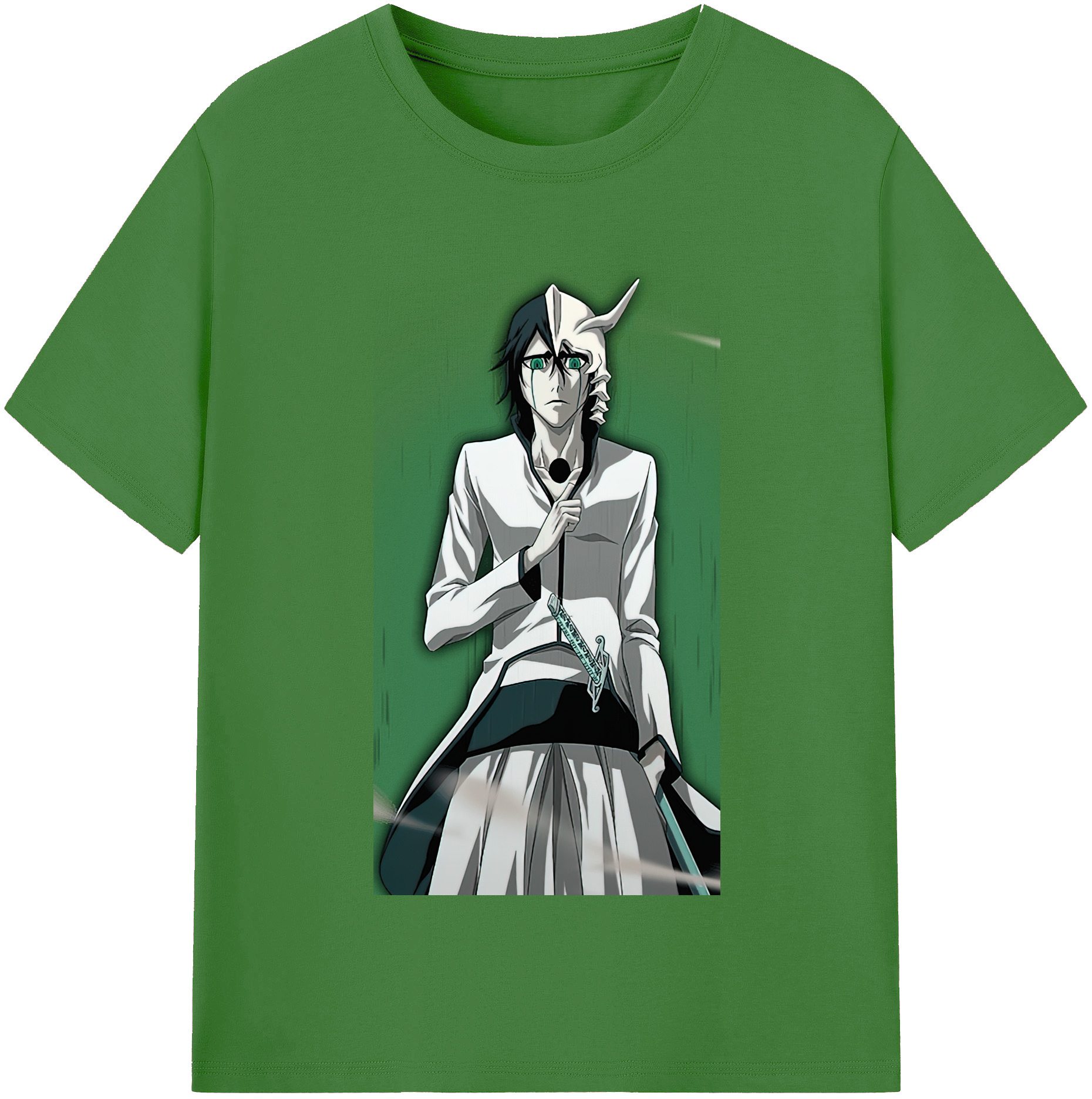 （画像用） ブリーチ ウルキオラ·シファー BLEACH Ulquiorra cifer レディースカジュアルプリントTシャツ（綿100％）